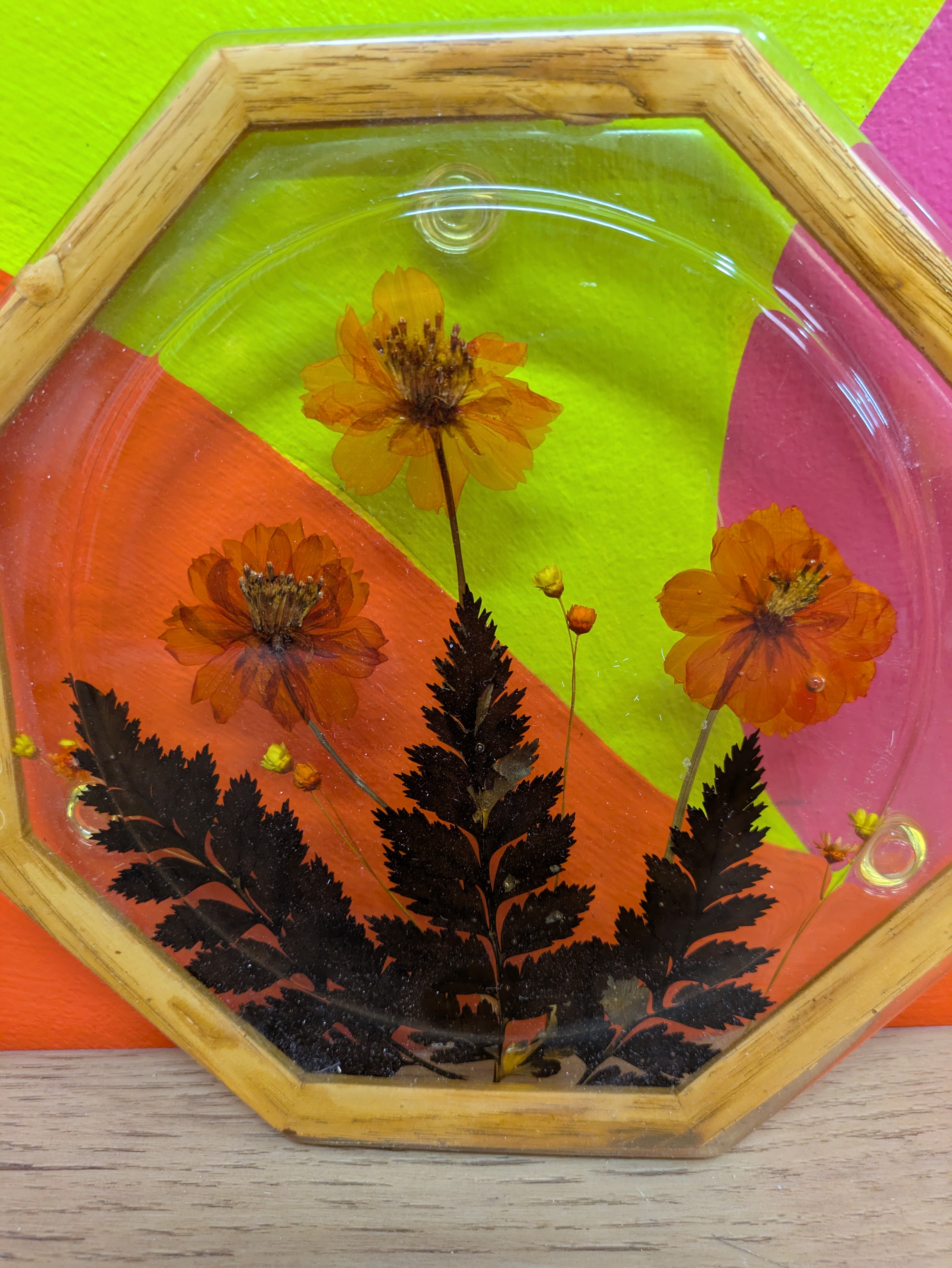 Pressed Flower Trivet