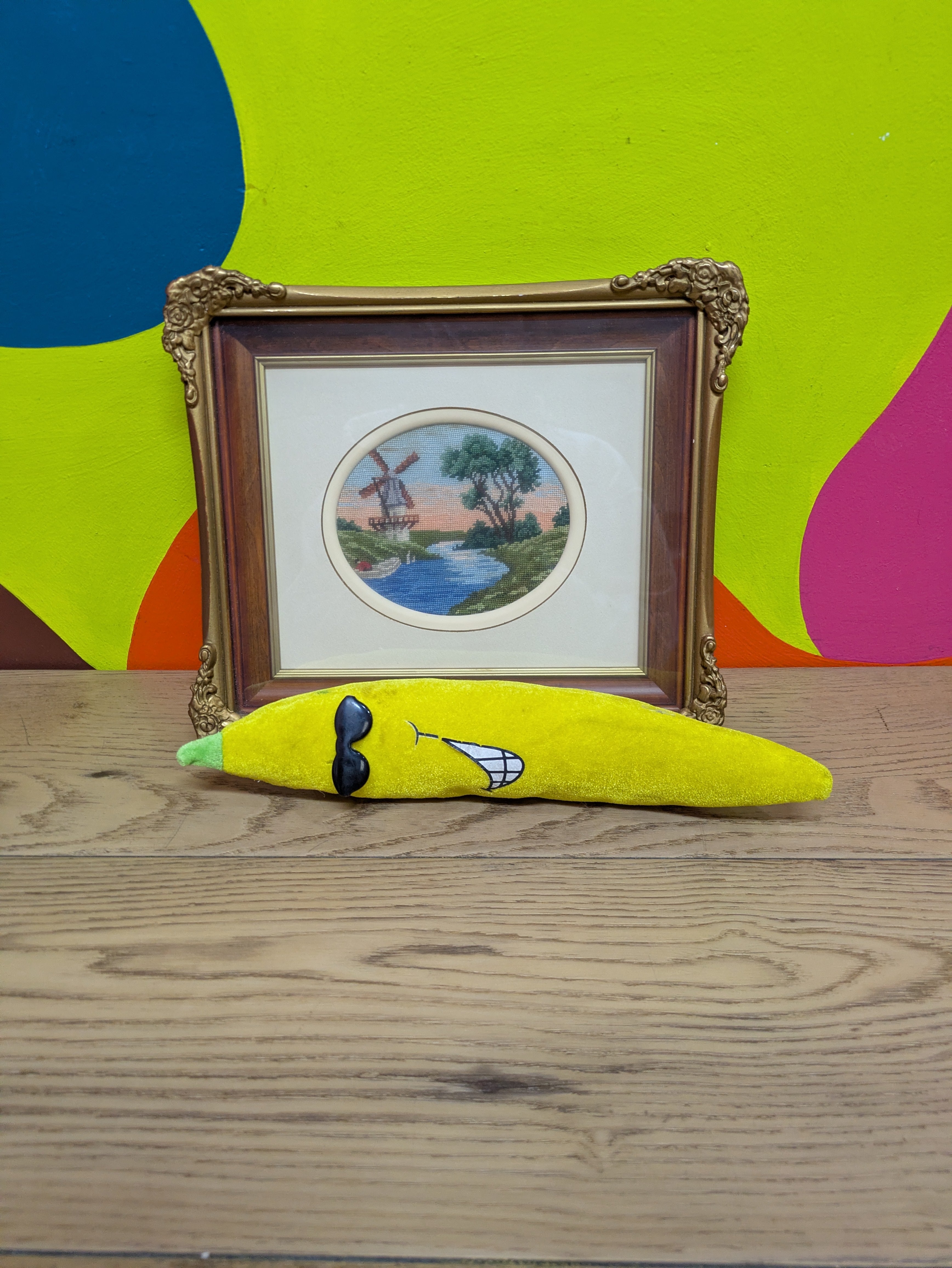 Gold Framed Cross Stitch