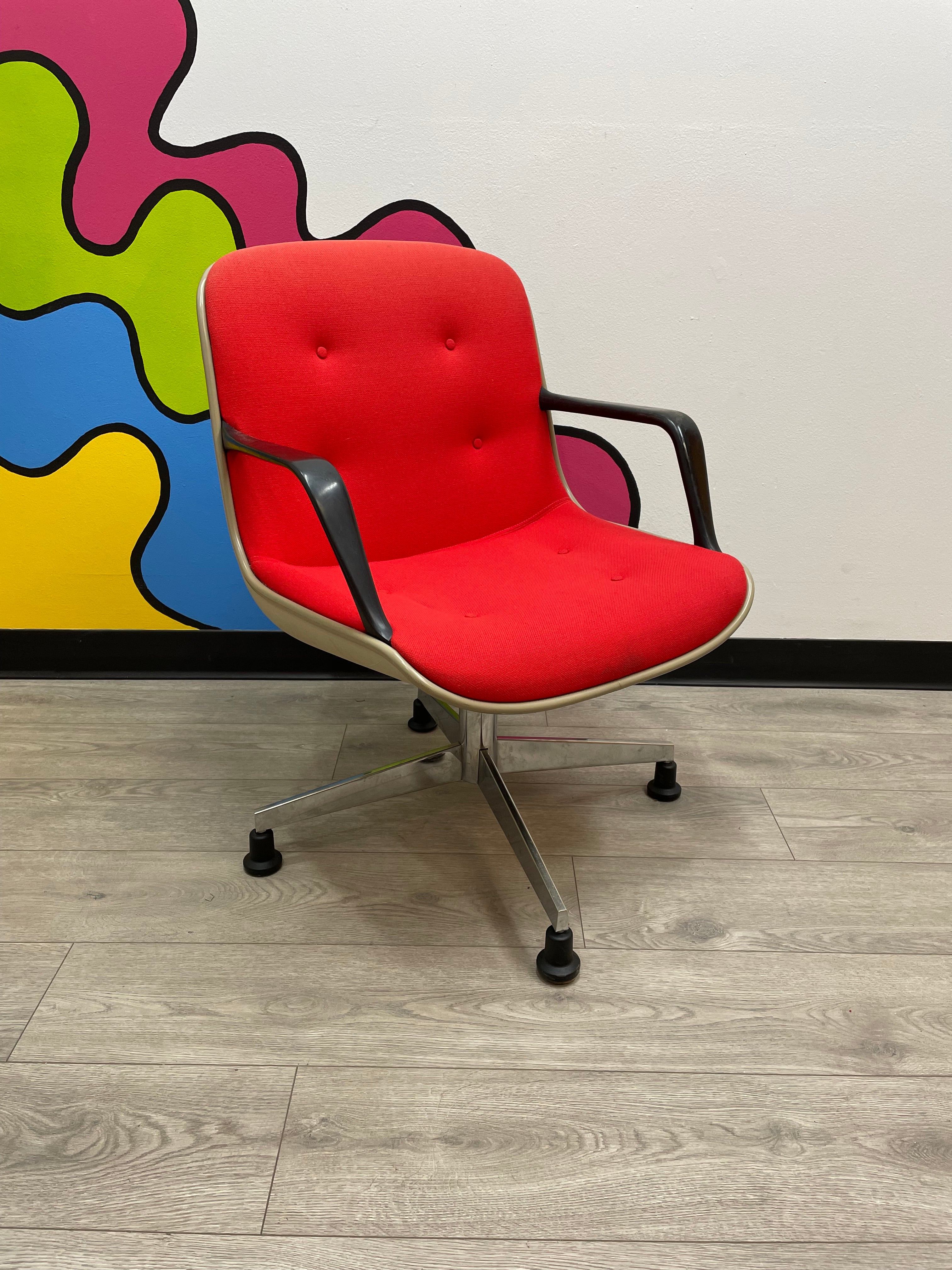 Red Steelcase Chair
