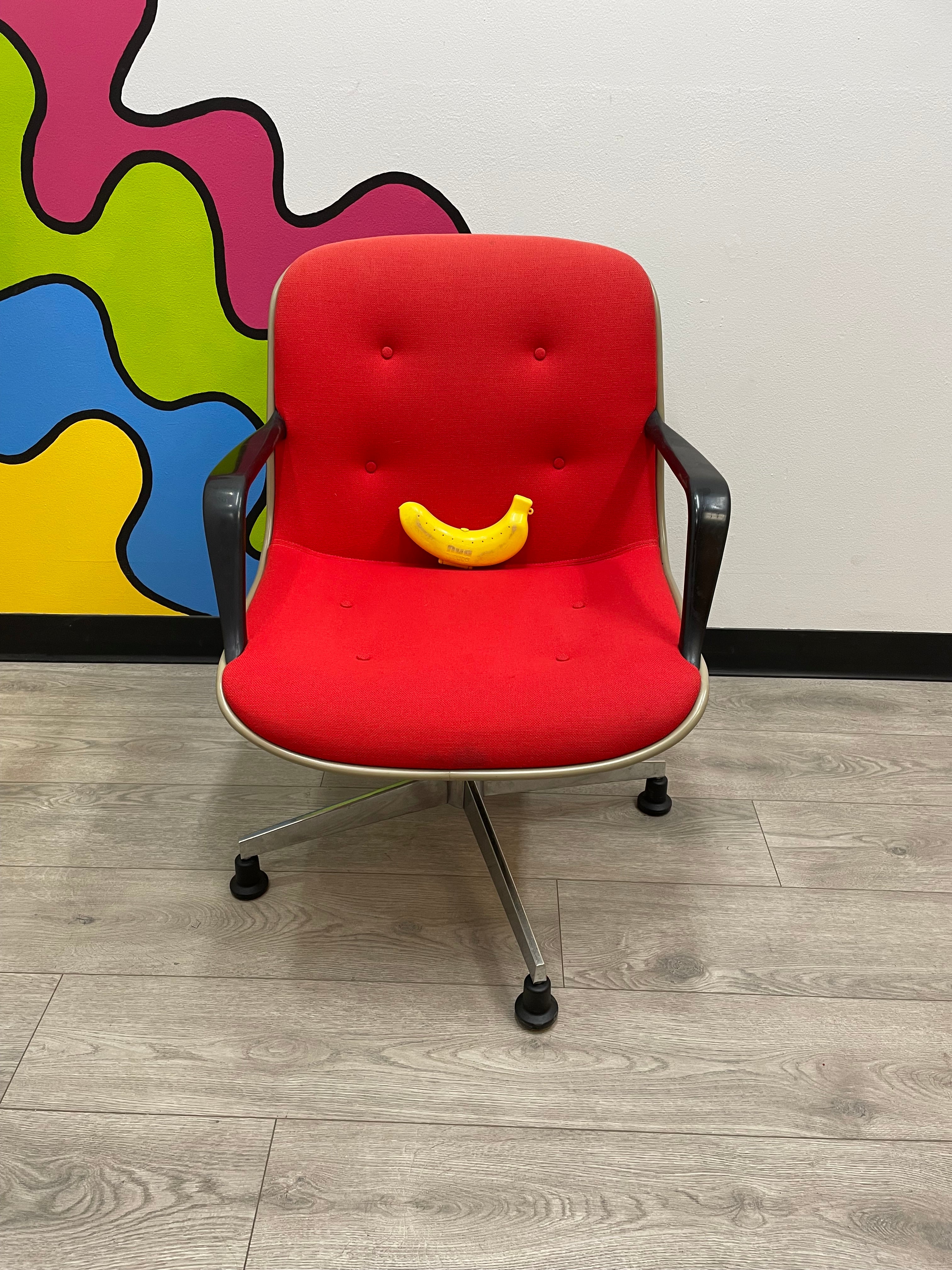 Red Steelcase Chair