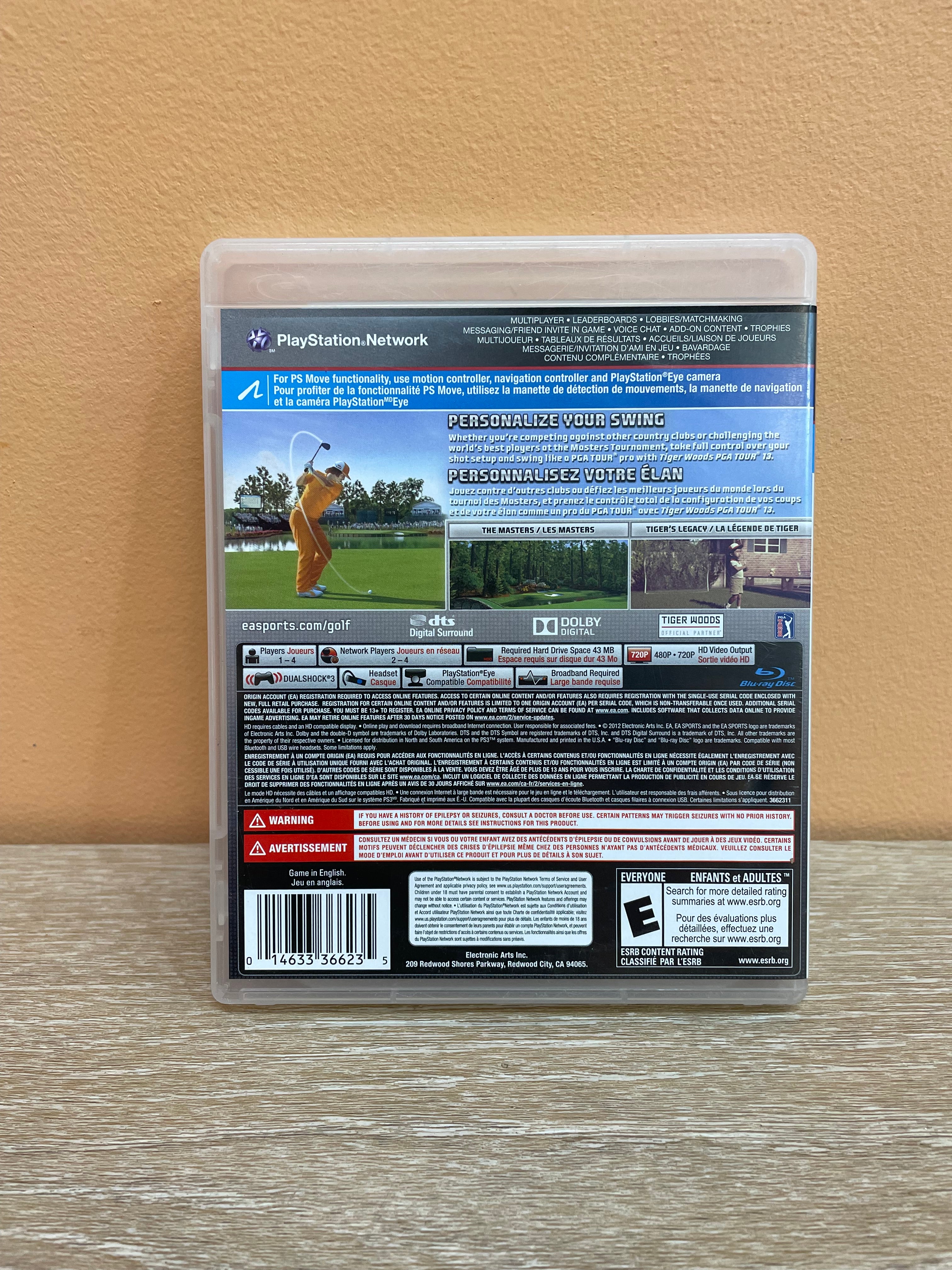 PS3 Game - Tiger Woods PGA Tour 13